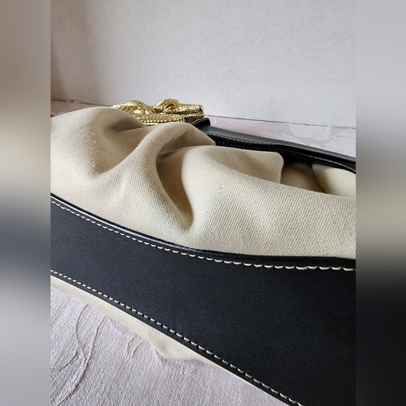 Barry Kieselstein-Cord Vintage Shoulder Bag with Alligator Accent, EUC - Picture 6 of 16